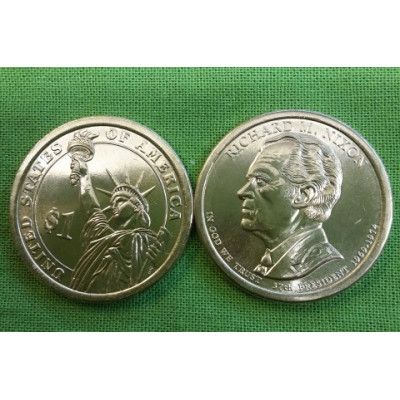 Монета США. 1 доллар 2016 из серии "Президенты США" № 37. Никсон.